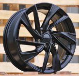 Alu kola Racing Line B5772, 19x7.5 5x112 ET45, černá lesklá (zátěžová)