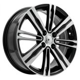 Alu kola Racing Line B5834, 15x6 4x100 ET48, černá + leštění