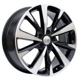 Alu kola Racing Line B5869, 18x7.5 5x112 ET46, černá + leštění