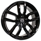 Alu kola Racing Line B5883, 17x7 5x114.3 ET45, černá lesklá