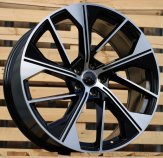 Alu kola Racing Line B5907, 20x8.5 5x112 ET35, černá + leštění