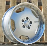 Alu kola Racing Line BK632, 17x7.5 5x112 ET35, stříbrná + leštěný límec