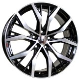 Alu kola Racing Line BK713, 17x7.5 5x100 ET40, černá + leštění