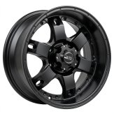 Alu kola Racing Line BK749, 16x8 5x114.3 ET-10, černá matná