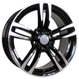 Alu kola Racing Line BK855, 19x8.5 5x120 ET34, černá + leštění