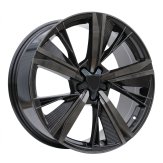 Alu kola Racing Line D1918, 19x8 5x108 ET40, černá + tmavé leštění