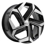 Alu kola Racing Line D1926, 18x7.5 5x114.3 ET51, černá + leštění
