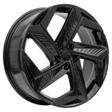Alu kola Racing Line D1926, 19x7.5 5x114.3 ET51, černá lesklá