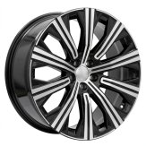 Alu kola Racing Line F0054, 20x9 5x108 ET39, černá + leštění