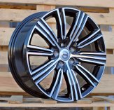 Alu kola Racing Line F0086, 18x8 5x108 ET42, černá + leštění