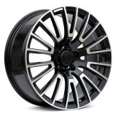 Alu kola Racing Line F1070, 22x10 5x130 ET36, černá + leštění (zátěžová)