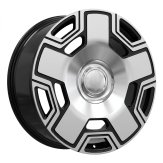 Alu kola Racing Line F3053, 20x9.5 5x130 ET35, černá + leštění (zátěžová)