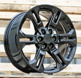 Alu kola Racing Line F7604, 17x8 6x114.3 ET30, černá lesklá (zátěžová)