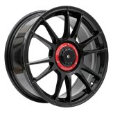 Alu kola Racing Line F7713, 17x7.5 10x100 ET40, černá lesklá