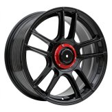 Alu kola Racing Line F7826, 17x7.5 10x100 ET40, černá lesklá