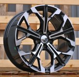 Alu kola Racing Line F9735, 19x8 5x112 ET27, černá + leštění