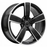 Alu kola Racing Line FB0472J, 21x9.5 5x130 ET46, černá + leštění (zátěžová)