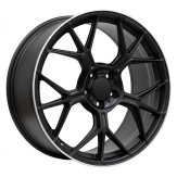 Alu kola Racing Line FBX120, 20x8.5 5x112 ET40, černá matná + leštěný límec