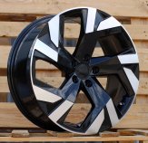 Alu kola Racing Line FBX230, 19x8 5x112 ET40, černá + leštění