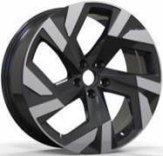 Alu kola Racing Line FBX230, 19x8 5x112 ET40, černá + leštění