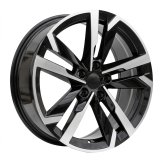 Alu kola Racing Line FBX254, 20x8.5 5x112 ET38, černá matná + leštění (zátěžová)