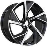 Alu kola Racing Line FBX264, 19x8.5 5x112 ET35, černá + leštění