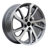 Alu kola Racing Line FBX326, 18x7.5 5x108 ET50, šedivá + leštění