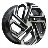 Alu kola Racing Line FBX345, 18x7.5 5x114.3 ET51, černá + leštění