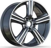 Alu kola Racing Line FBX361, 18x8 5x114.3 ET50, šedivá + leštění