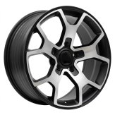 Alu kola Racing Line FBX372, 18x8 5x127 ET35, černá matná + leštění
