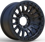 Alu kola Racing Line FBX462, 17x8.5 5x127 ET-6, černá matná (zátěžová)