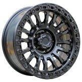 Alu kola Racing Line FBX462, 17x8.5 5x127 ET-6, černá matná (zátěžová)