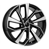 Alu kola Racing Line FBX507, 19x8 5x112 ET39, černá + leštění