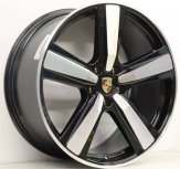 Alu kola Racing Line FC021, 22x10 5x130 ET48, černá + leštění (zátěžová)
