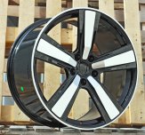 Alu kola Racing Line FC021, 22x10 5x130 ET48, černá + leštění (zátěžová)