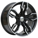 Alu kola Racing Line FE170, 19x8.5 5x120 ET38, černá + leštění
