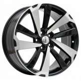 Alu kola Racing Line FE172, 17x7 5x114.3 ET35, černá + leštění