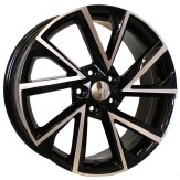 Alu kola Racing Line FE181, 18x7.5 5x112 ET40, černá + leštění