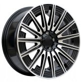 Alu kola Racing Line FLB005, 19x9.5 5x112 ET49, černá + leštění
