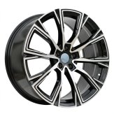 Alu kola Racing Line H3122F, 20x8.5 5x112 ET25, černá + leštění