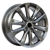 Alu kola Racing Line H3341F, 17x6.5 5x114.3 ET35, titanová metalíza