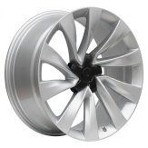 Alu kola Racing Line H3410F, 19x9.5 5x114.3 ET45, stříbrná (zátěžová)
