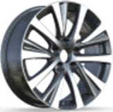 Alu kola Racing Line H3413F, 17x7.5 5x114.3 ET40, černá + leštění