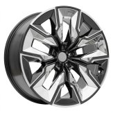 Alu kola Racing Line H3447F, 21x9 5x112 ET24, šedivá + leštění (zátěžová)