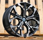Alu kola Racing Line H3457F, 18x8 5x112 ET27, černá + leštění
