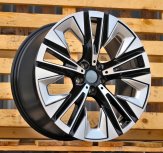 Alu kola Racing Line H3521F, 21x8.5 5x112 ET32, černá + leštění (zátěžová)