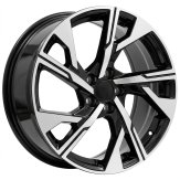 Alu kola Racing Line H3552F, 18x8 5x108 ET48, černá + leštění