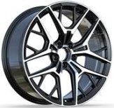 Alu kola Racing Line H3573F, 20x9 5x112 ET34, černá + leštění (zátěžová)