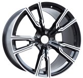 Alu kola Racing Line H5033, 22x10.5 5x112 ET43, černá + leštění (zátěžová)