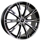 Alu kola Racing Line H5060, 20x9 5x112 ET30, černá + leštění